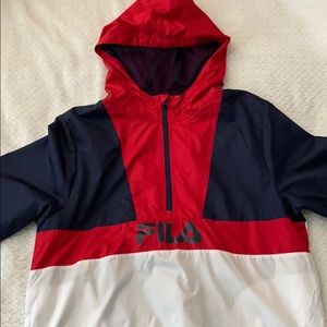 I am selling a Fila wind breaker/rain coat